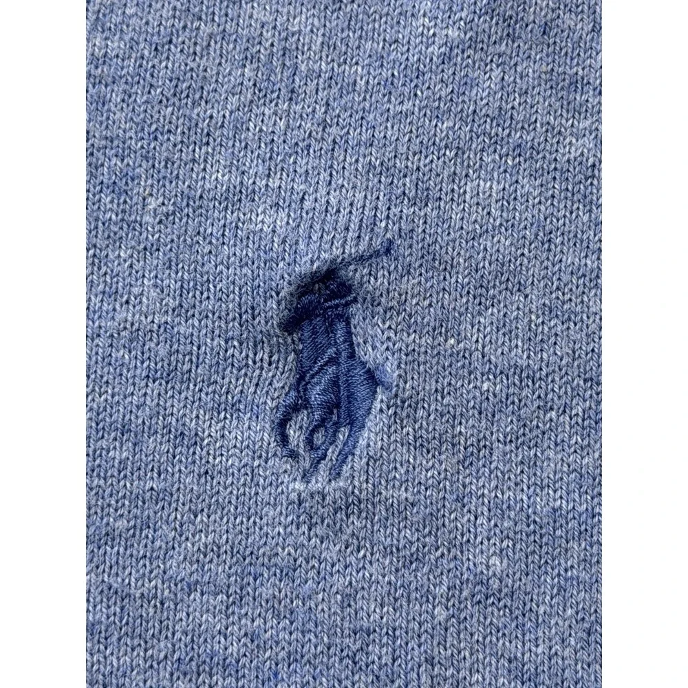 Polo Ralph Lauren Pima Cotton V-Neck Sweater Blue Mens XXL Pullover